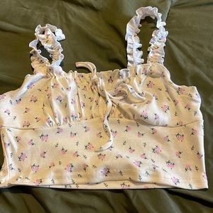 Floral crop top